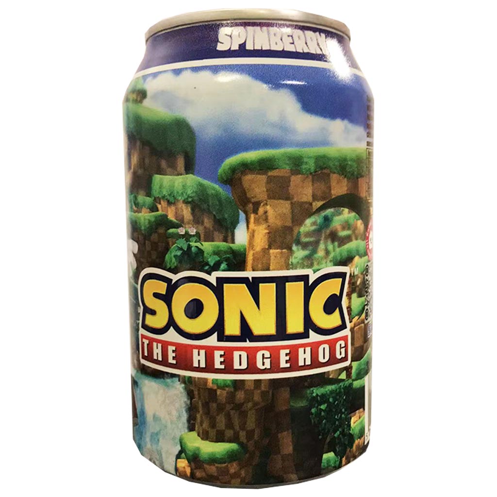 Kawaji Sonic Blueberry Soda 330ml ~ 超音鼠藍莓味蘇打水 330ml