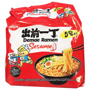 Nissin Demae Ramen Sesame Multi 500g ~ 出前一丁麻油味五連包 500g