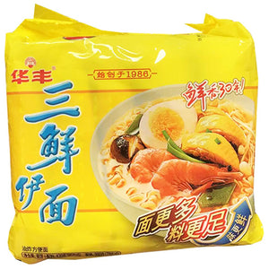 HuaFeng Three Fresh Seafood Noodle 430g ~ 华丰三鲜伊面 430g