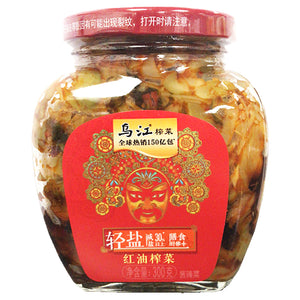 Wu Jiang Chili Pickled Mustard 300g ~ 烏江紅油榨菜 300g