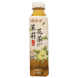 Wahaha Jasmine Tea Sugar Free 500ml ~ 娃哈哈 茉莉花茶 无糖 500ml