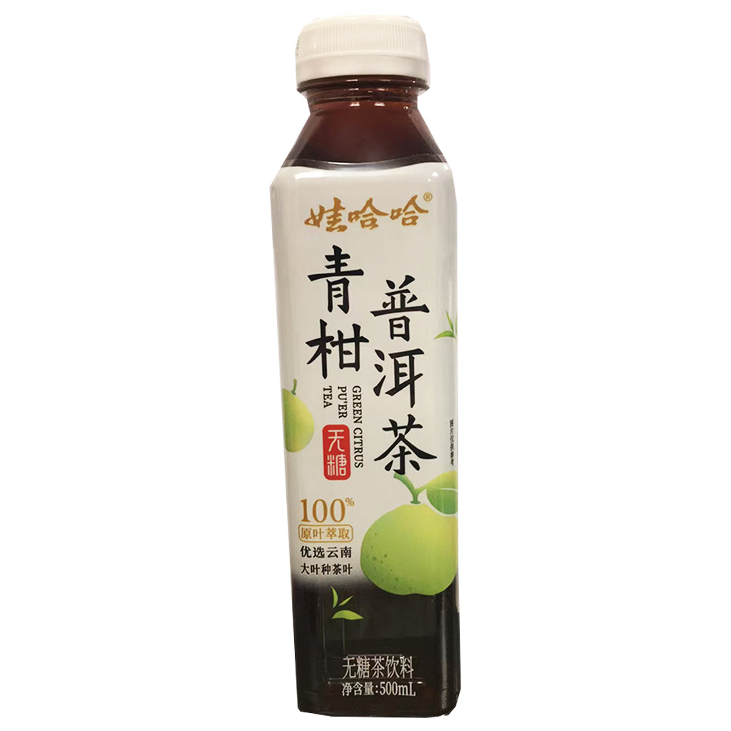 Wahaha Puer Tea 500ml ~ 娃哈哈 青柑普洱茶 500ml