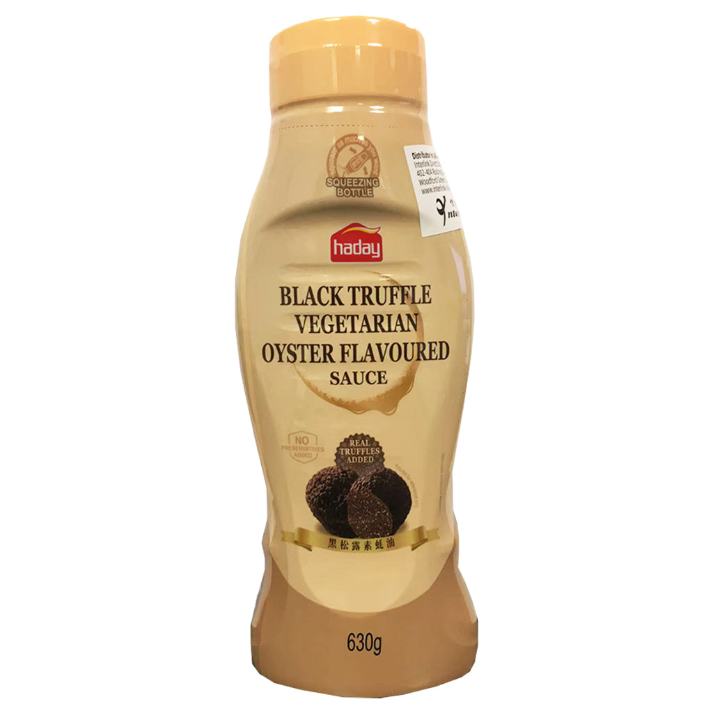 Haday Black Truffle Vegetarian Oyster Sauce 630g ~ 海天黑松露素蠔油 630g