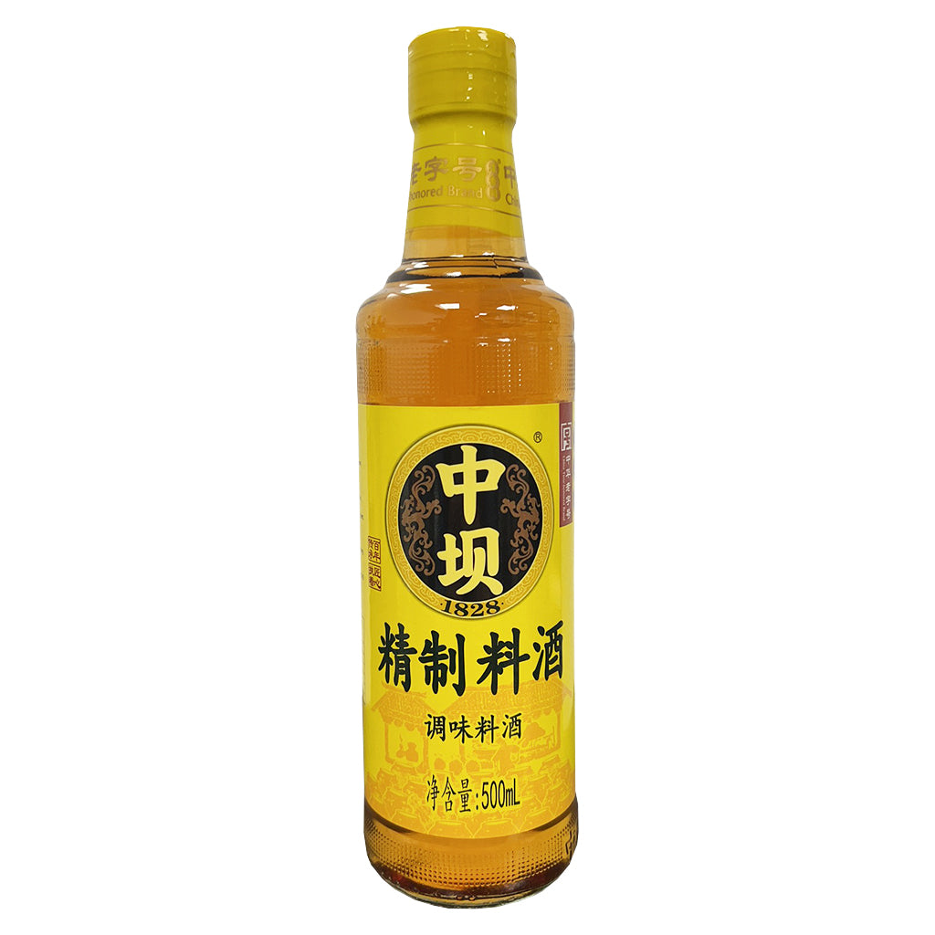 Zhong Ba Brand Refined Flavour Cooking Wine 500ml ~ 中壩精製料酒 500ml