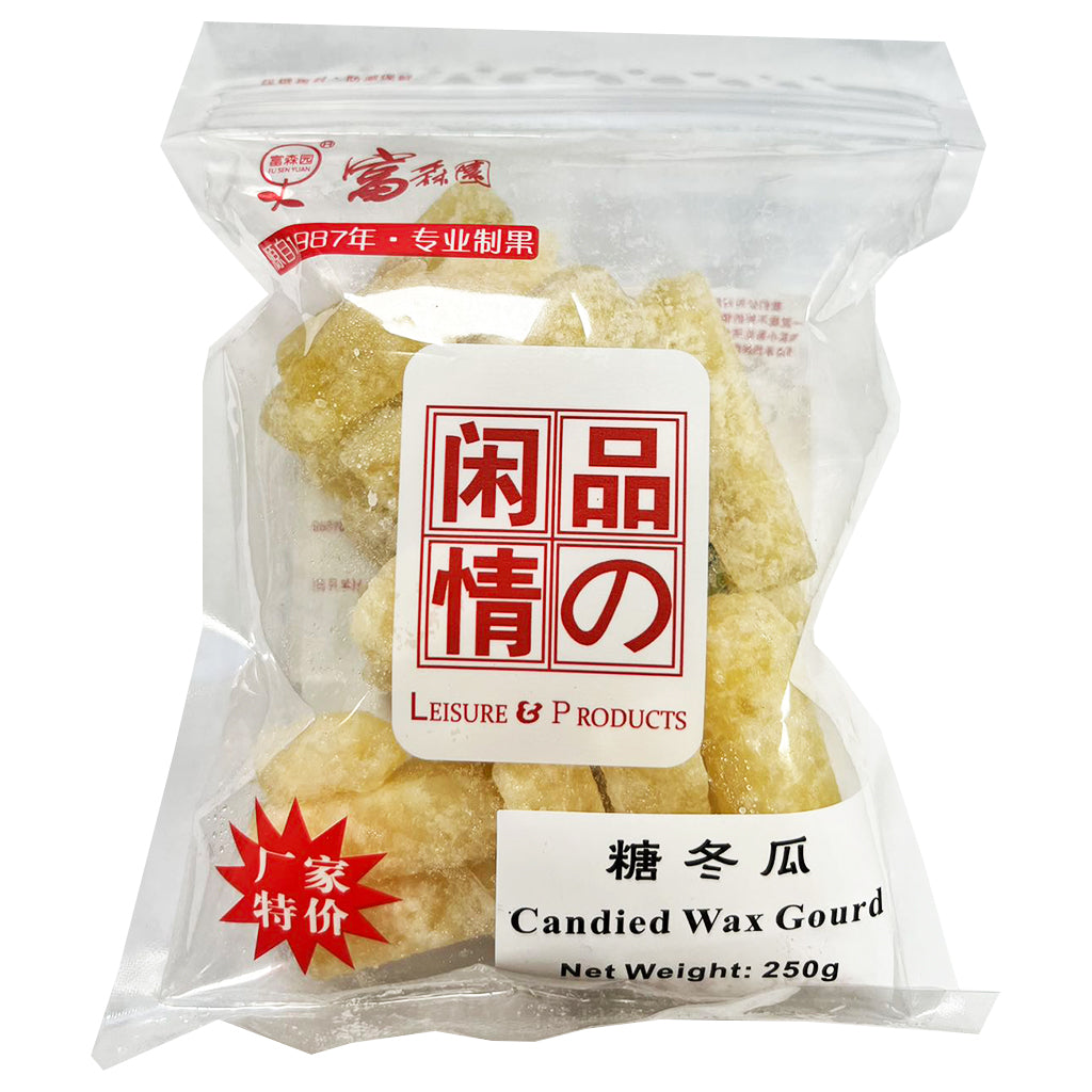 FuSenYuan Candied Wax Gourd 250g ~ 富森园 糖冬瓜 250g