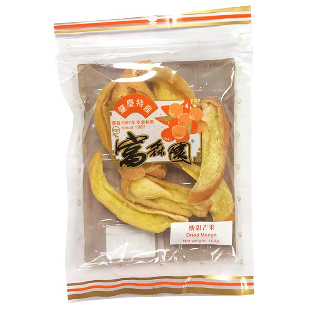 Fu Sen Yuan Dried Mango 100g ~ 富森园酸甜芒果 100g