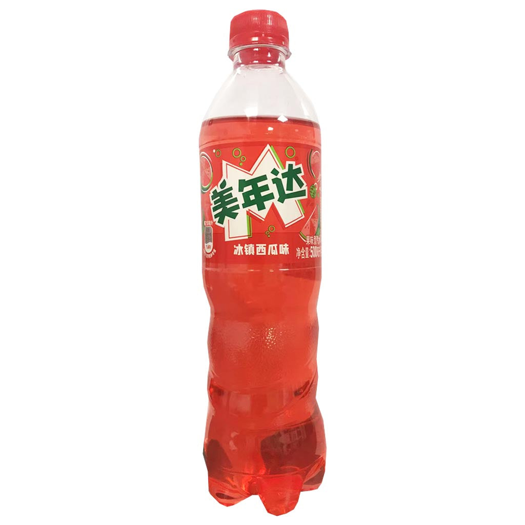 Mirinda Watermelon Soda 500ml ~ 美年达汽水西瓜味 500ml