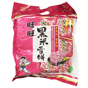 Want Want Black Rice Shelly Cracker 258g ~ 旺旺黑米雪饼 258g