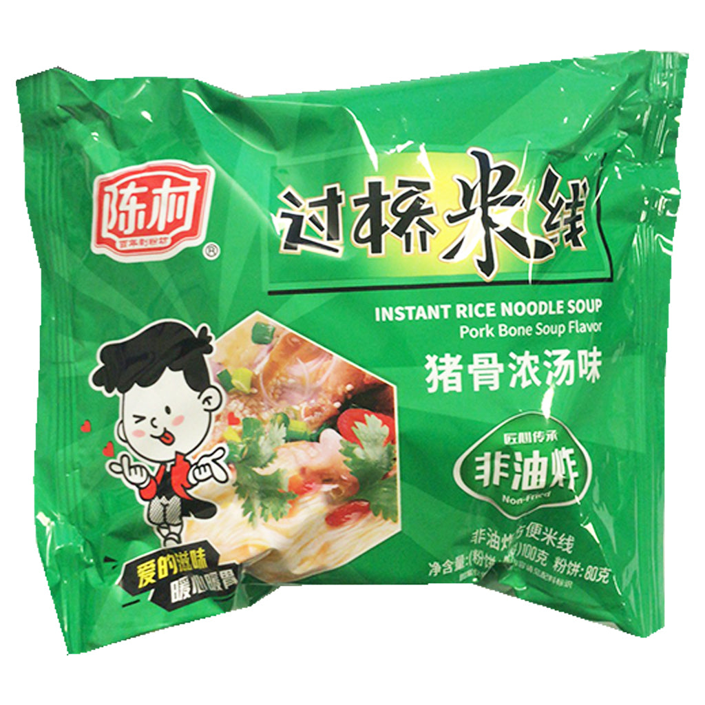 ChenCun Rice Noodle Pork Bone Soup 100g ~ 陈村过桥米线猪骨浓汤味 100g