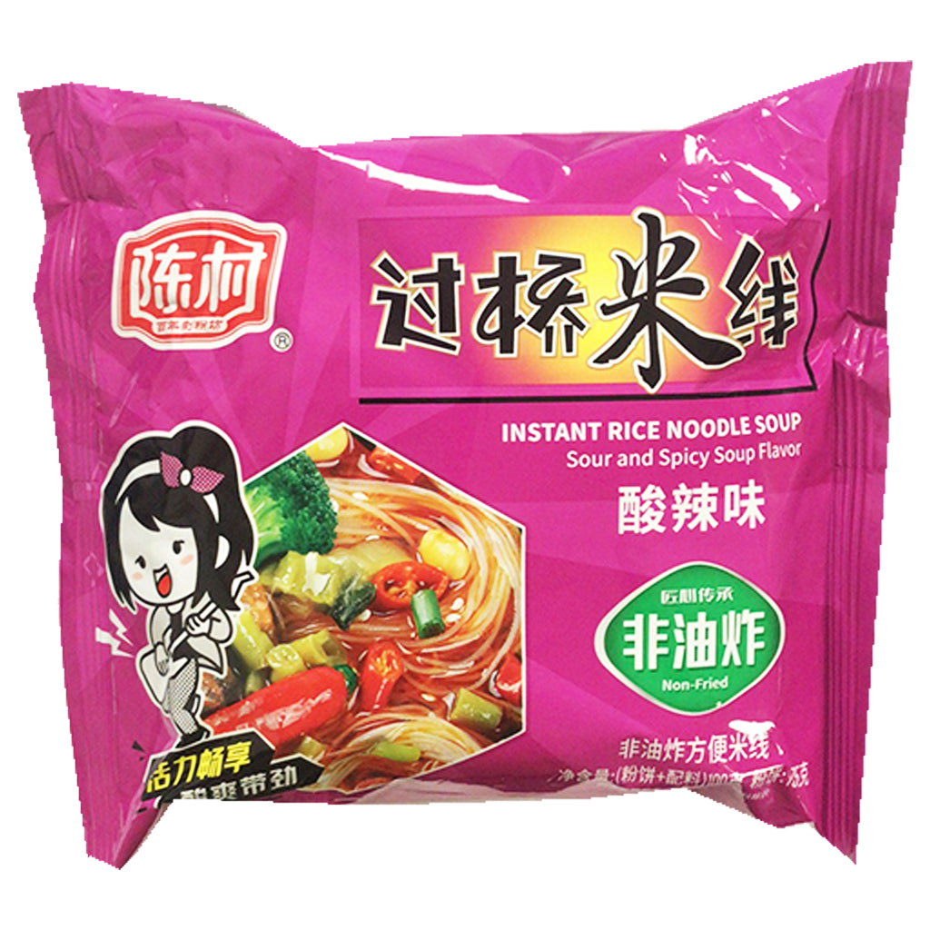 ChenCun Rice Noodle Hot & Sour Flavor 100g ~ 陈村过桥米线酸辣味 100g