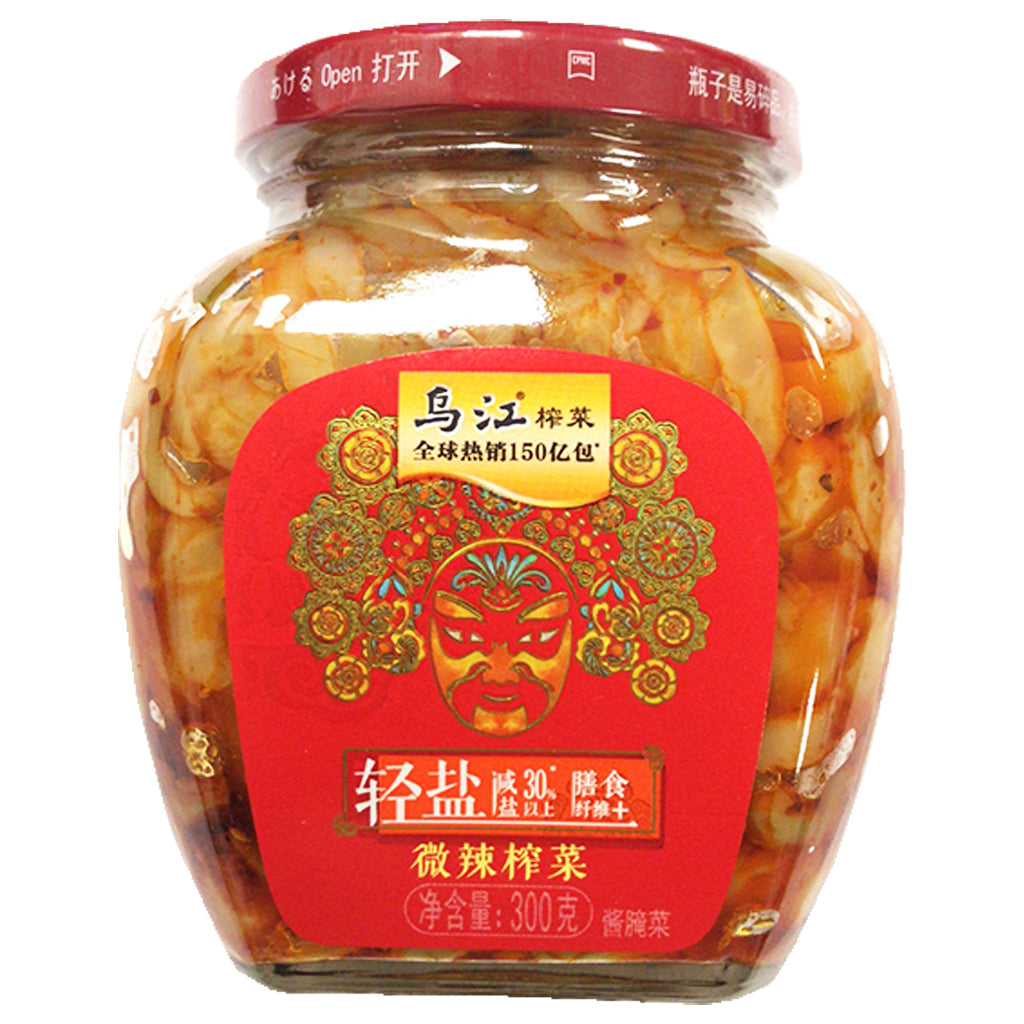 Wu Jiang Slightly Spicy Pickled Mustard 300g ~ 烏江微辣榨菜 300g