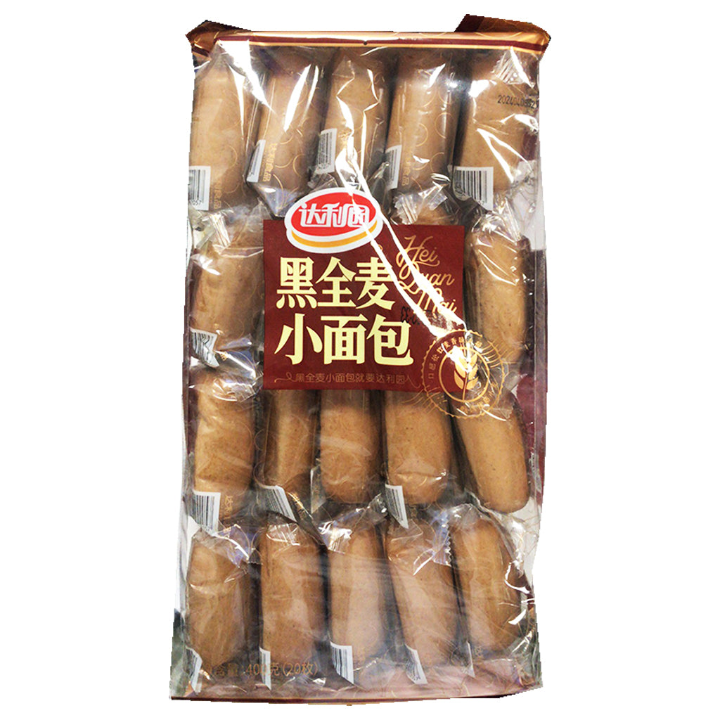 DaLiYuan Mini Whole Meal Bread 400g ~ 达利园黑全麦小麵包 400g