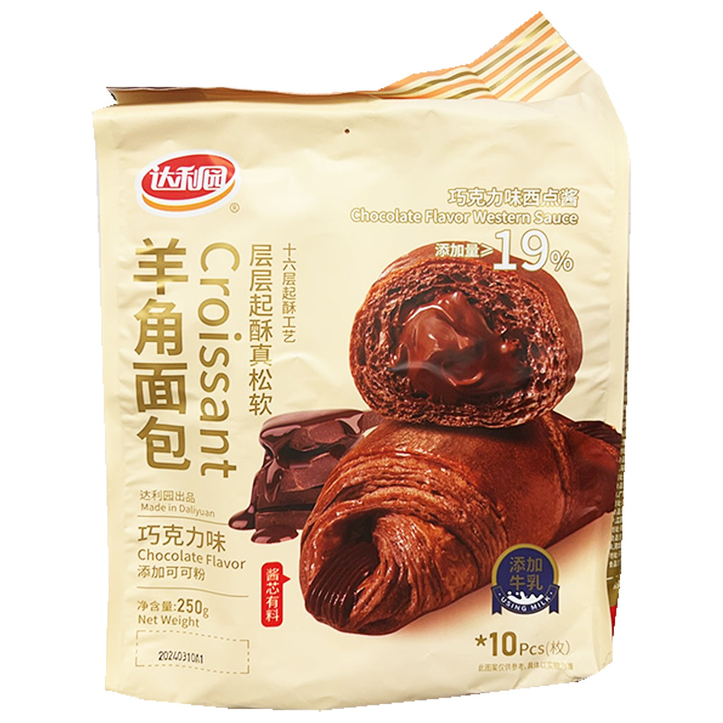 DaLiYuan Chocolate Croissant 250g ~ 达利园巧克力味羊角麵包 250g