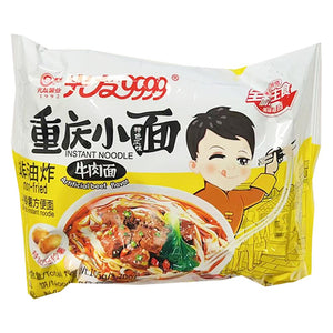 Guangyou Chongqing Noodle Artifiial Beef 105g ~ 光友9999重庆小面袋装牛肉面 105g