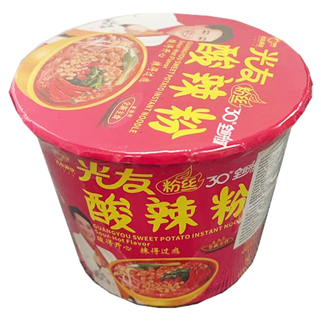 Guangyou Sweet Potato Noodle Sour Hot 105g ~ 光友粉丝碗装酸辣粉 105g