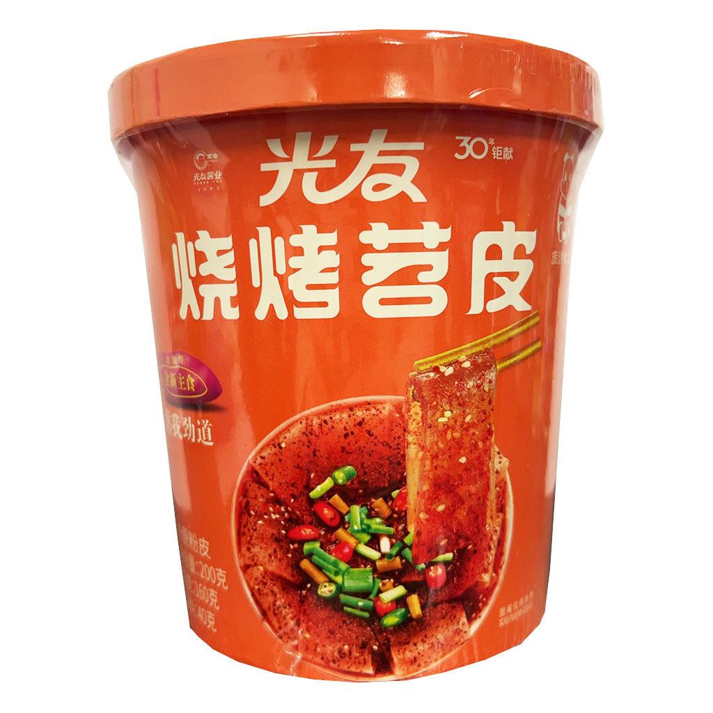 Guangyou Sweet Potato Wide Noodle 200g ~ 光友燒烤苕皮杯裝 200g