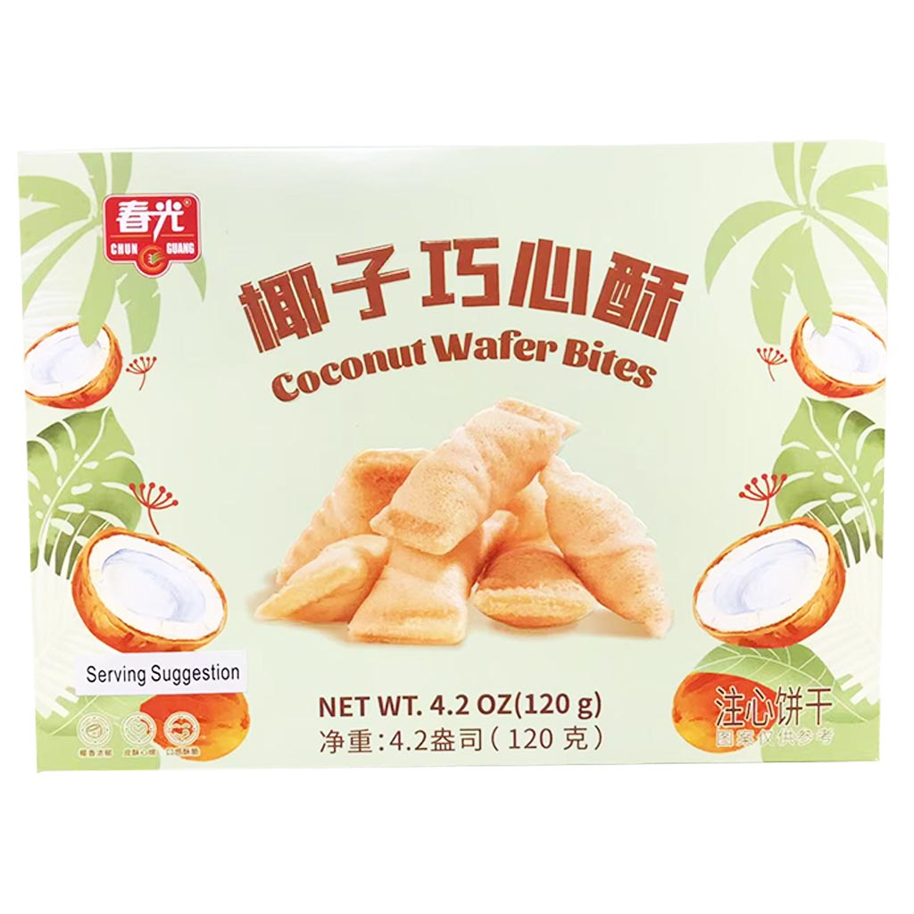 Chun Guang Wafer Bites Coconut 120g ~ 春光椰子巧心酥 120g