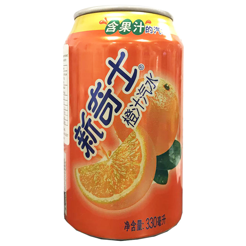 Sunkist Orange Soda 330ml ~ 新奇士橙汁汽水 330ml