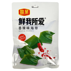 Guo Sheng Seaweed Spicy Chilli Flavour 140g ~ 国圣 香辣味海带 140g