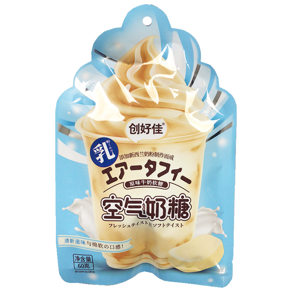 ChuangHaoJia Milk Candy Original 60g ~ 创好佳原味牛奶糖 60g