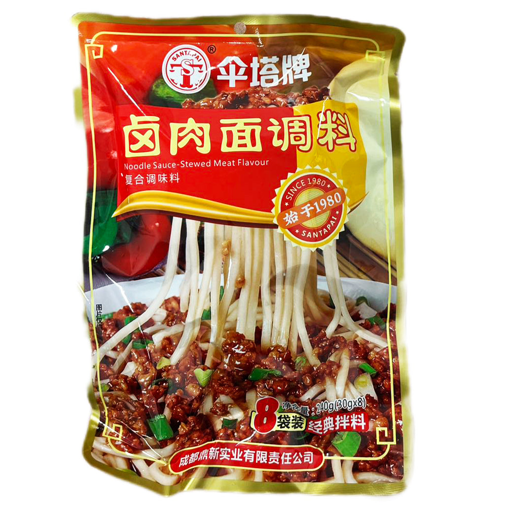 Santapai Noodle Sauce Stewed Meat 240g ~ 伞塔牌鹵肉麵調料 240g