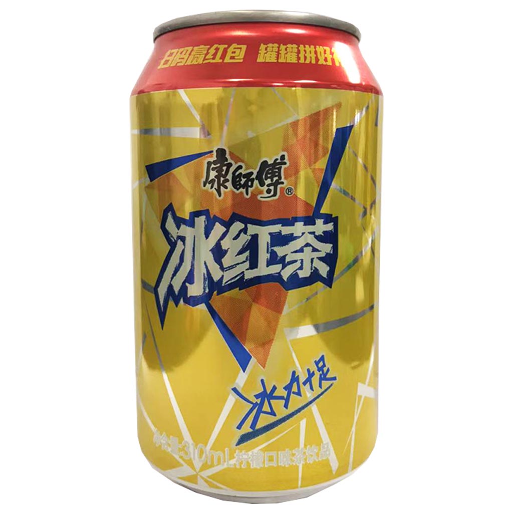 Master Kong Ice Tea Can 310ml ~ 康师傅冰红茶铁罐装 310ml