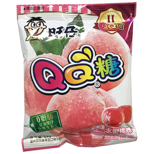 Want Want QQ Peach 20g ~ 旺旺QQ糖水蜜桃味 20g