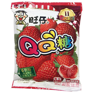 Want Want QQ Strawberry 20g ~ 旺旺QQ糖草莓味 20g