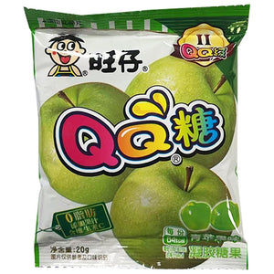Want Want QQ Apple 20g ~ 旺旺QQ糖青苹果味 20g