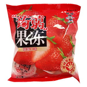 Want Want Konjac Jelly Strawberry 200g ~ 旺旺蒟蒻果凍草莓味 200g