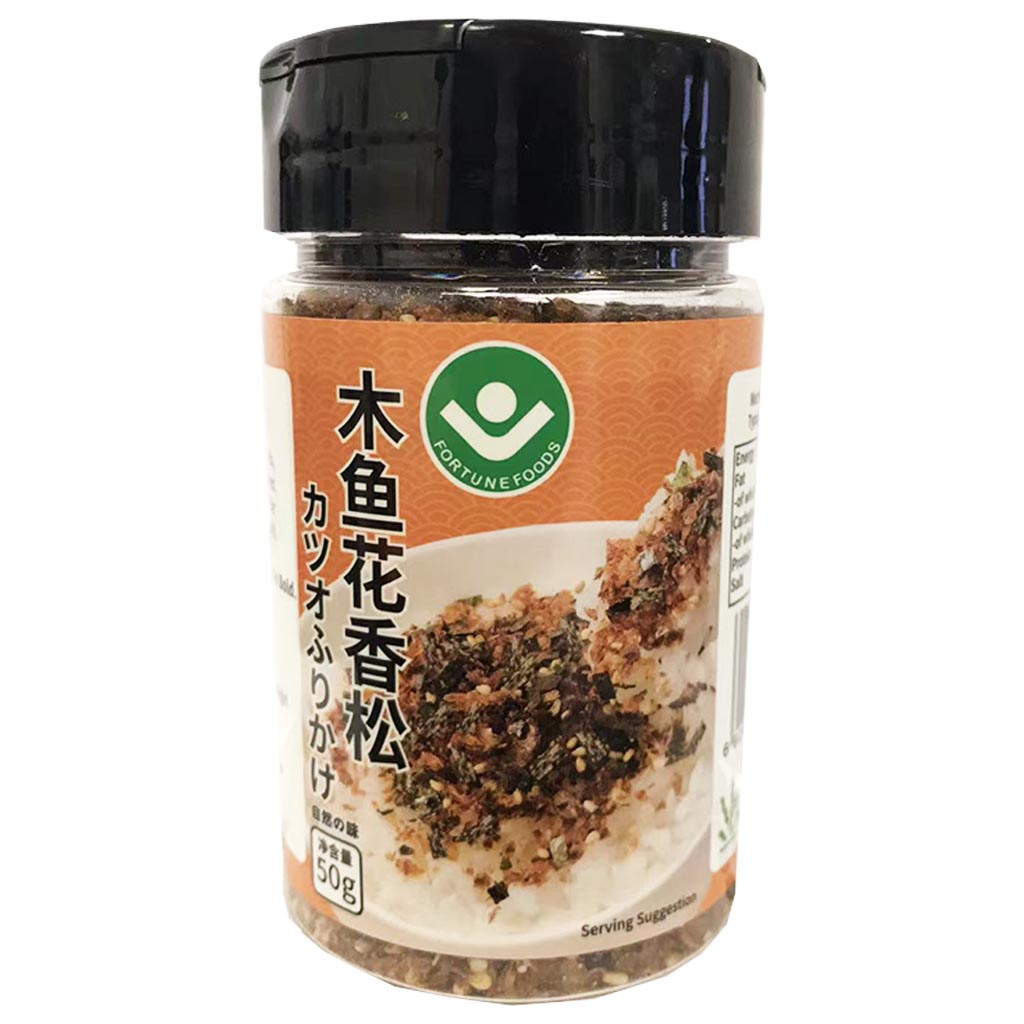 Fortune Foods Furikake Noritama Bonito 50g ~ 瓶装木鱼花香松 50g