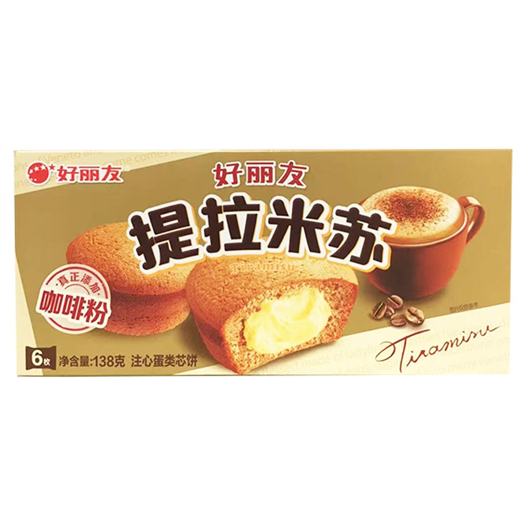 Orion Choco Pie Tiramisu 138g ~ 好丽友提拉米苏 6枚 138g
