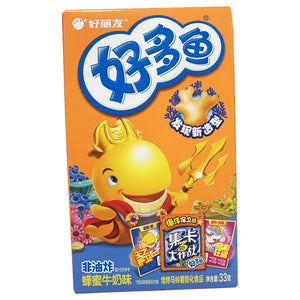 Orion Potato Crisps Honey Milk Flavour 33g ~ 好丽友好多鱼蜂蜜牛奶味 33g