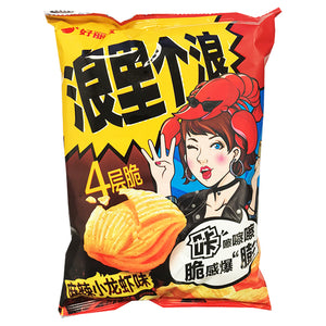 Orion Corn Chips Spicy Crayfish Flavour 65g ~ 好麗友牌 浪里個浪玉米片 麻辣小龍蝦味 65g