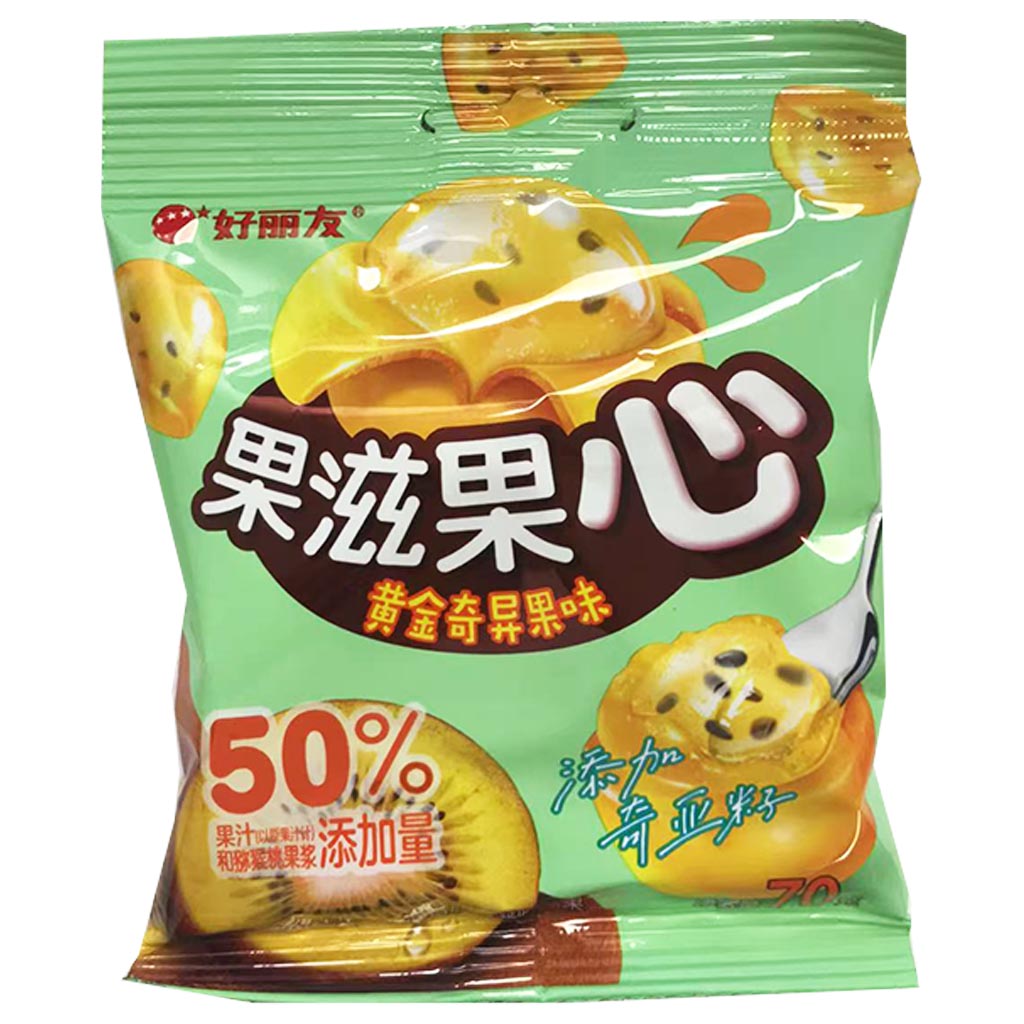 Orion Soft Candy Kiwi 70g ~ 好丽友果滋果心软糖黄金奇异果味 70g