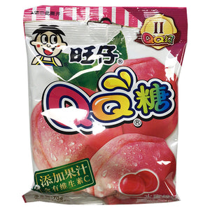 Want Want Peach Flavour Soft Candy 70g ~ 旺仔 蜜桃味QQ軟糖 70g