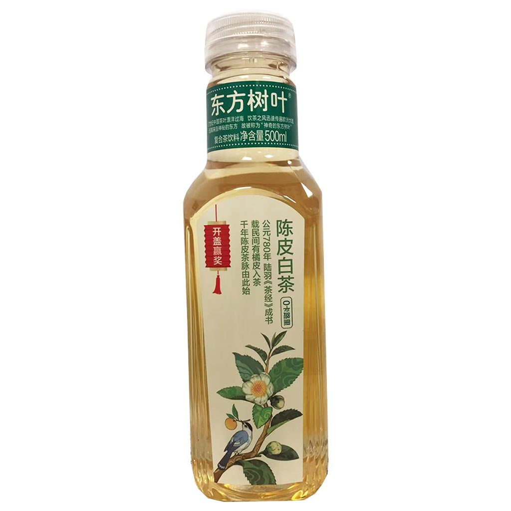 NongFu Spring DFSY Tangerine Peel Tea 500ml ~ 农夫山泉东方树叶陈皮白茶 500ml
