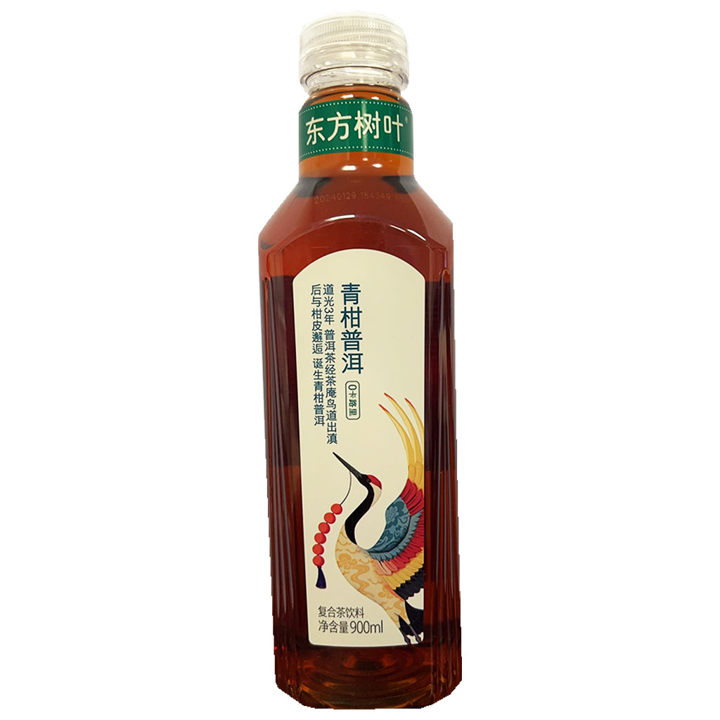 NongFu Spring DFSY Pu Er Tea 900ml ~ 农夫山泉东方树叶青柑普洱茶 900ml