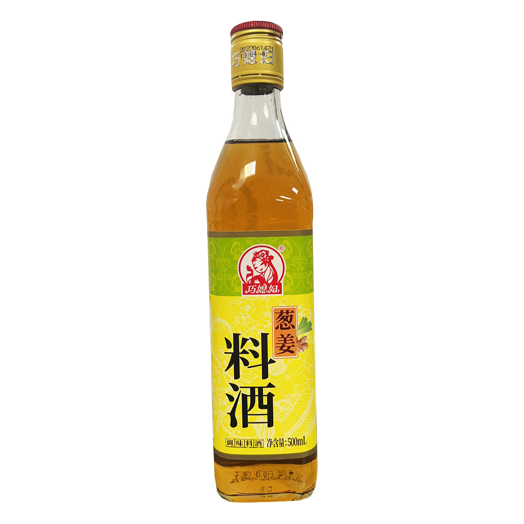Qiaoxifu Cooking Wine with Onion Ginger 500ml ~ 巧媳妇蔥姜料酒 500ml