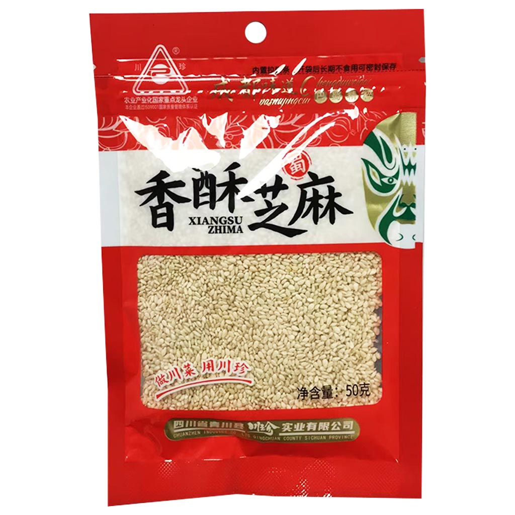 Chuan Zhen Sesame Seeds 50g ~ 川珍香酥芝麻 50g