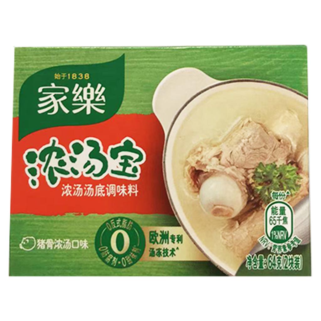 Knorr Dense Soup Treasure Pork Bone Dense Soup 2x32g ~ 家乐浓汤宝 猪骨浓汤口味 2x32g