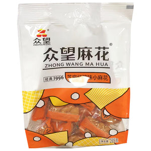 Zhong Wang Fried Dough Twist Sesame 235g ~ 眾望小麻花芝麻紅糖 235g