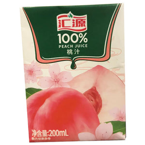 HuiYuan Peach Juice 200ml ~ 汇源100%果蔬汁桃汁 200ml