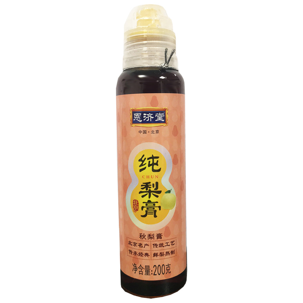 EnJiTang Pear Paste 200g ~ 恩济堂挤压装纯梨膏 200g