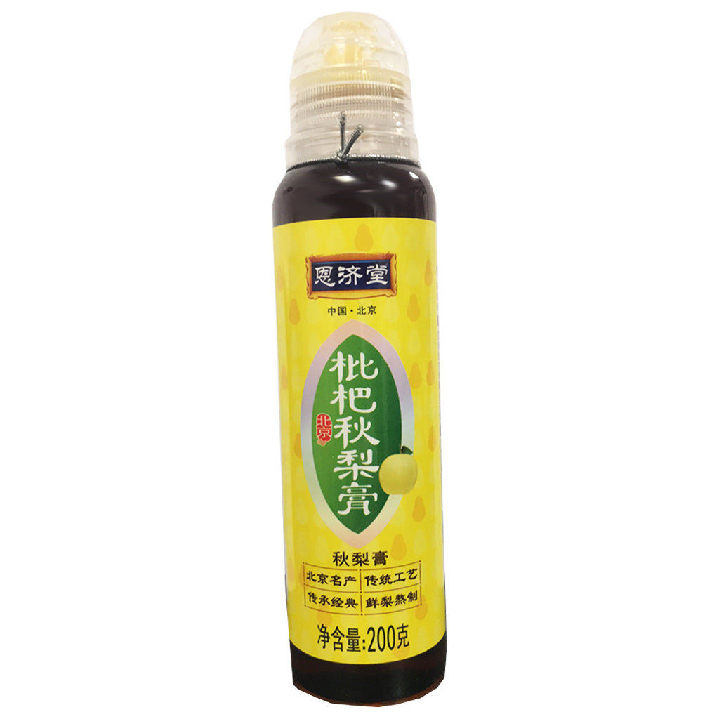 EnJiTang Loquat and Pear Paste 200g ~ 恩济堂挤压装枇杷秋梨膏 200g