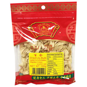 Zheng Feng Dried Lily Bulb 100g ~ 正丰 百合 100g