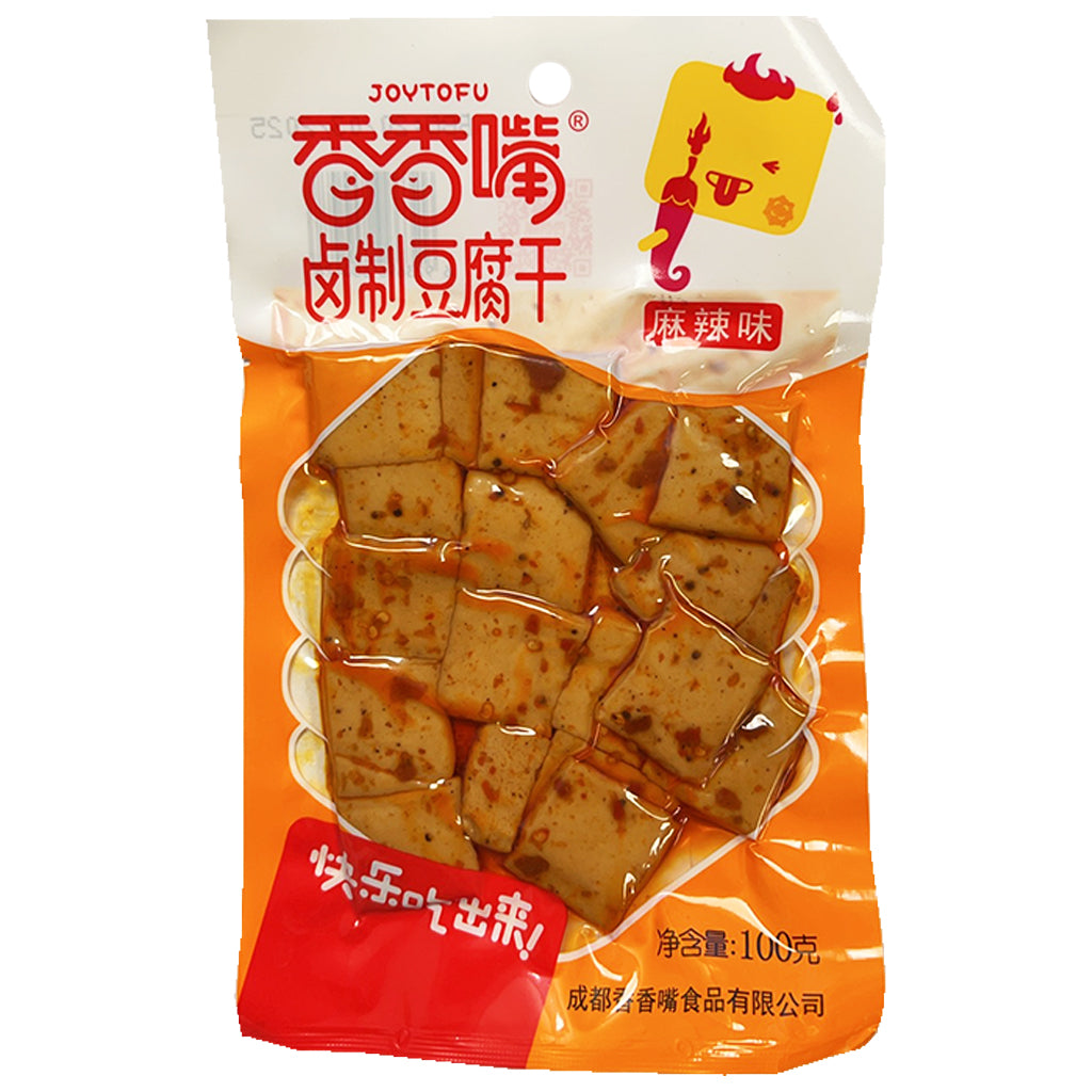 Joytofu Beancurd Snack Mala 100g ~ 香香嘴卤制豆腐乾麻辣味 100g