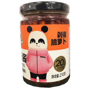 Fan Sao Guang Radish With Chopped Pepper 210g ~ 饭扫光剁椒脆萝卜 210g