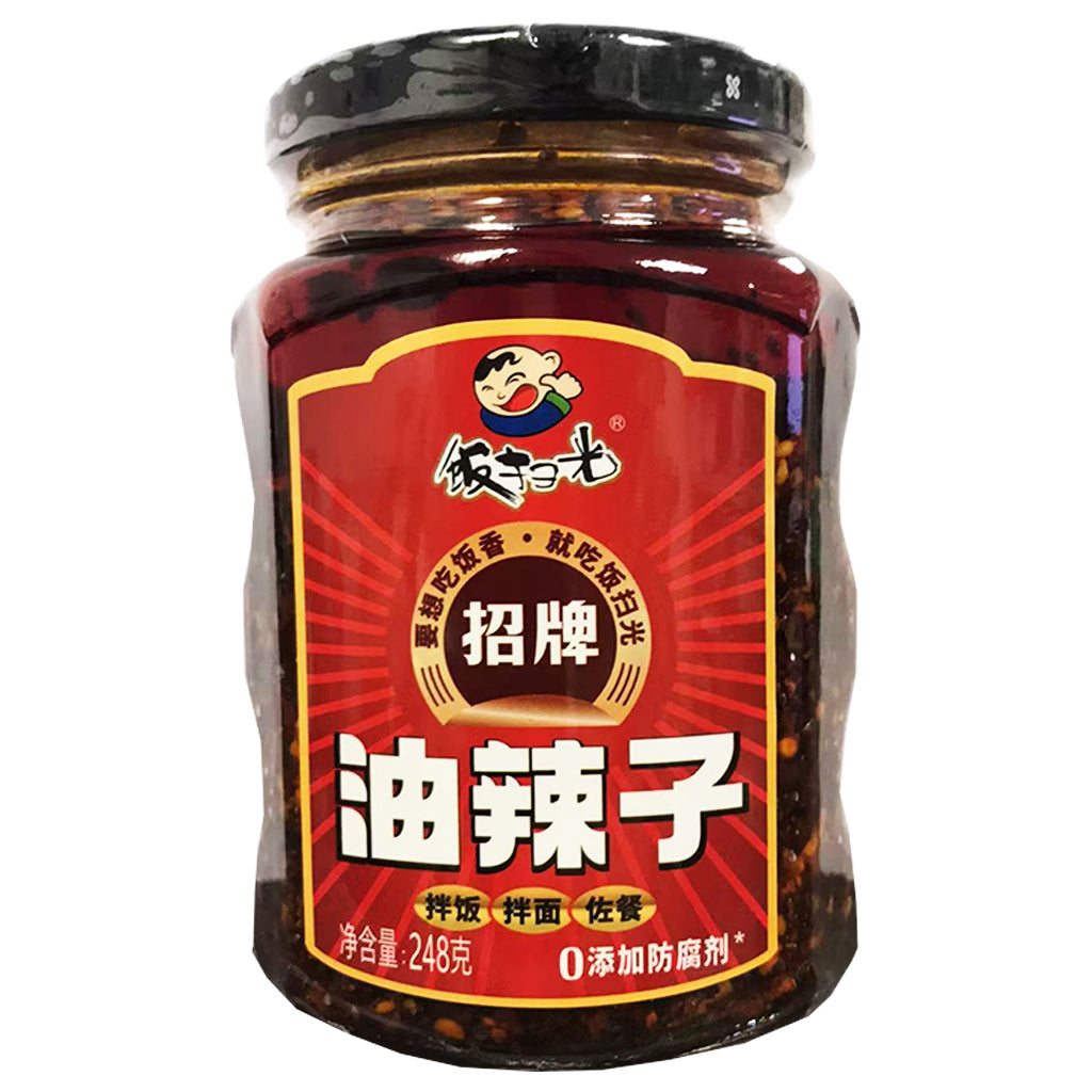 Fan Sao Guang Spicy Oil 248g ~ 飯掃光油辣子 248g