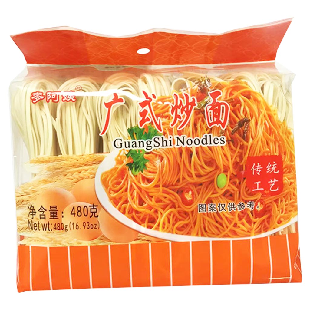 Mai Aunty Cantonese Stir Fry Noodles 480g ~ 麦阿姨广式炒面 480g